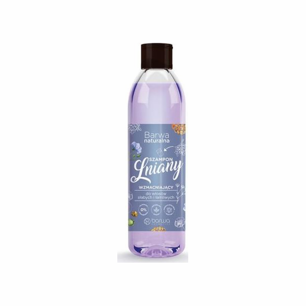 Barevný lněný vlasový šampon 300 ml