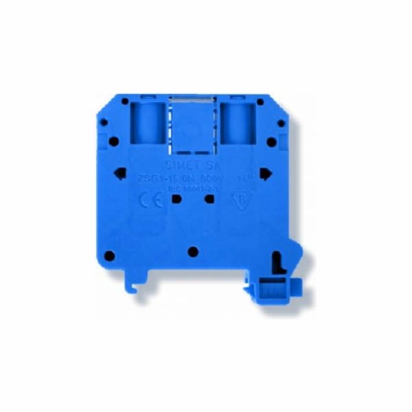 SIMET 2-Wire Rail 16mm2 Blue ZSG1-16.0NN (116213)