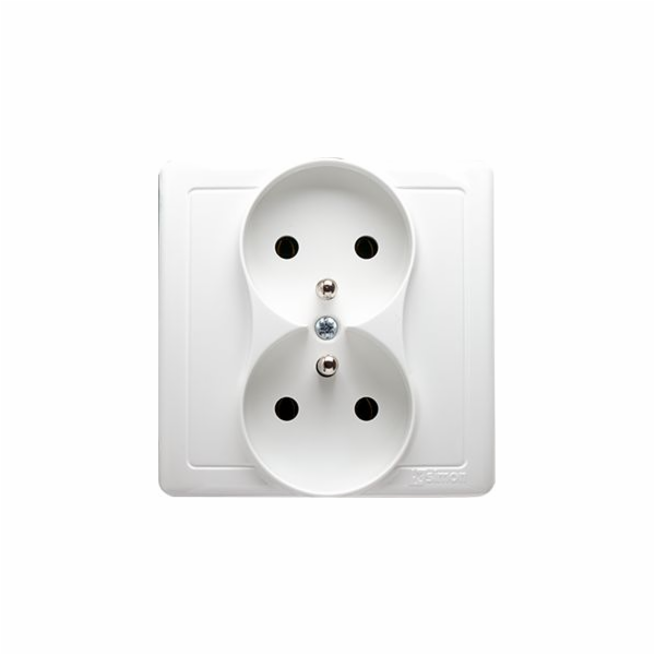 Contact-Simon Simon Basic Plug Socket s bílým uzemněním (...