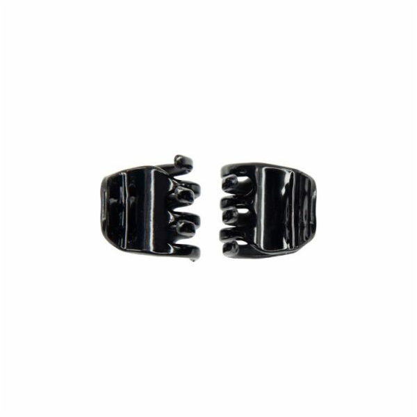 Donegal Hair Buckle Mini Black 2 PCS (FA-5829)