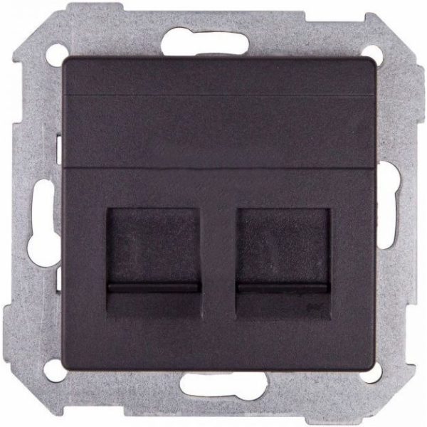 Kontaktní simon Simon 82 Double 2xRJ45 Cover Computer Nes...