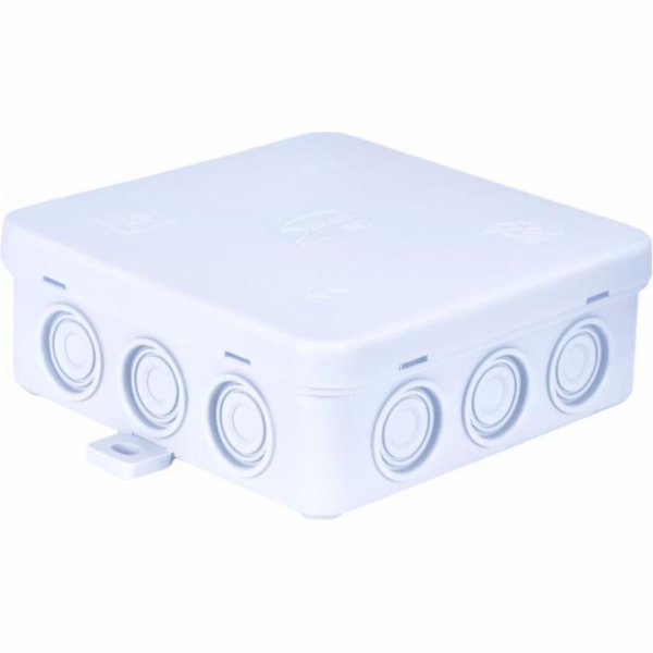 Hermetická plechovka Simet s anginou 100x100x39mm IP54 BI...