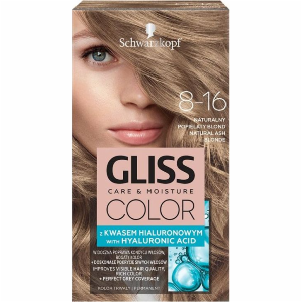 Schwarzkopf vlasy zbarvení krém Gliss Color 8-16 Natural ...