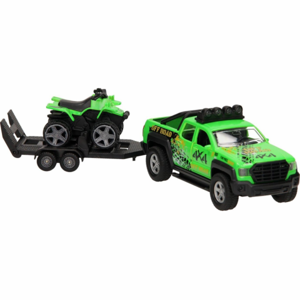 Hipo auto s přívěsem a čtyřkolkou, světlo, zvuk 510220