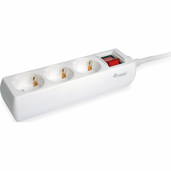 Power Strip Equip 3 Sockets 1,5 m bílá (245551)