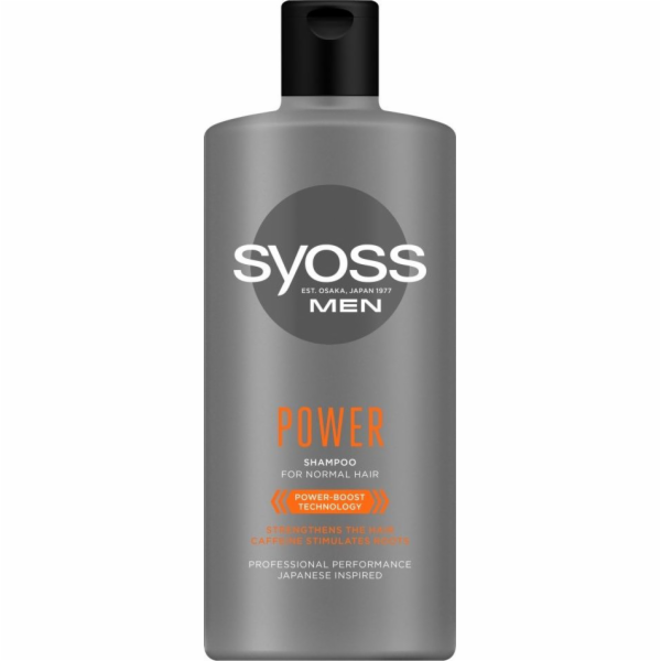 Syoss Syoss Men Posílení šamponu - normální vlasy 440 ml