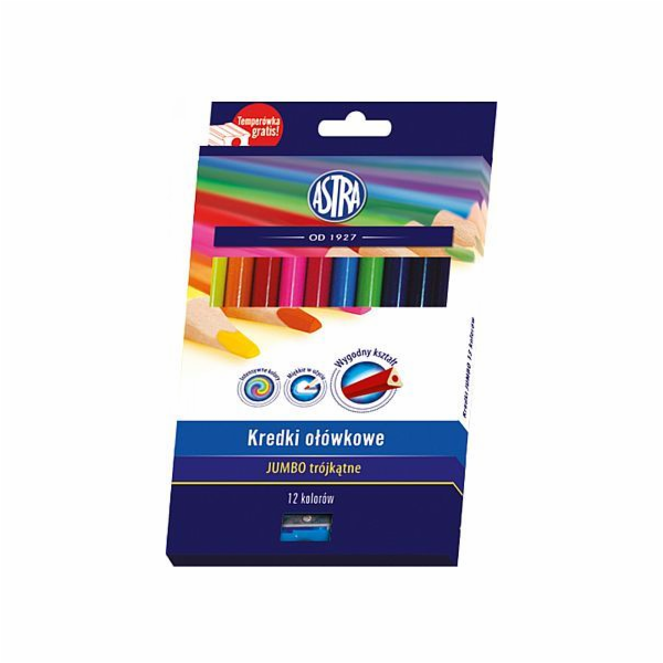 Astra Crayons of Try Jumbo 12 Colors