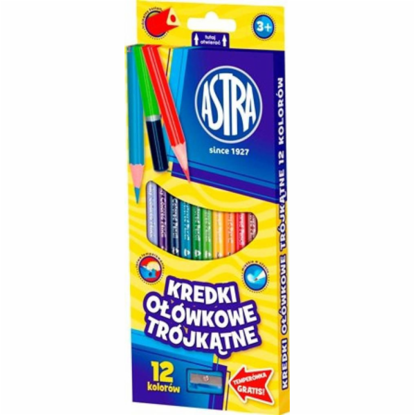 Astra Triangular Pencil Pencils 12kol.