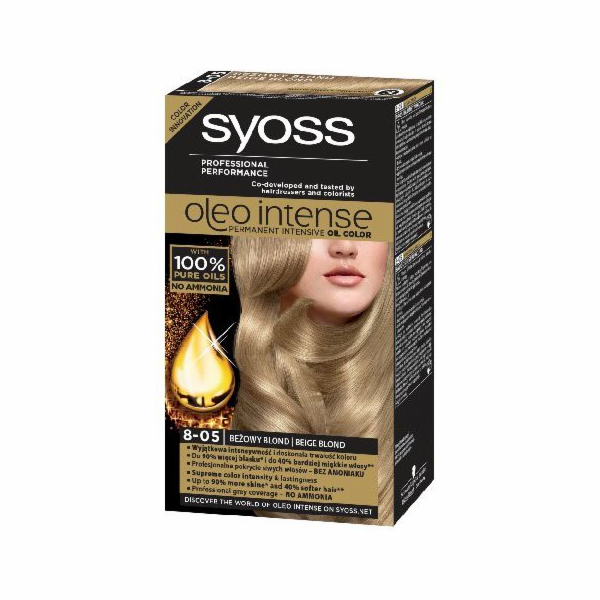 SYOSS HAIN DYE Oleo 8-05 Béžová blondýna