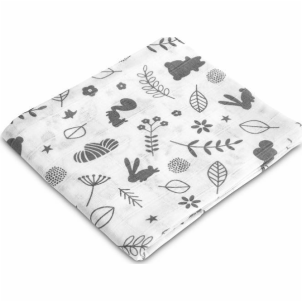 Plenka Sensillo Muslin 70x80 cm White Forest 0972 /6234