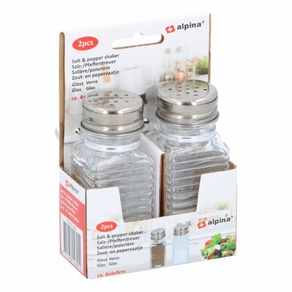Alpina Salt Shaker a pepper Shaketers Glass/Transparent z...