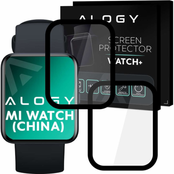 ALOGY FULL GEUE 2x Flexibilní 3D sklo pro Xiaomi Mi Watch...