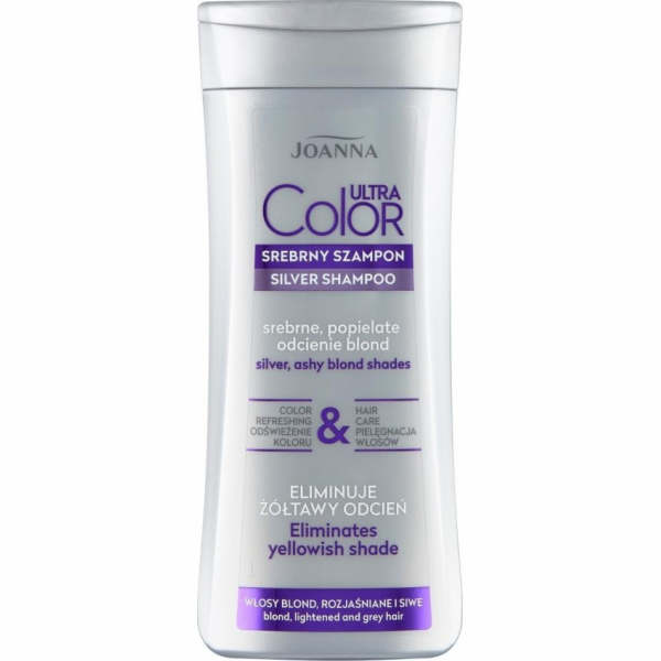 Joanna Ultra Color Silver Hair Shampoo Silver Grey Shades...