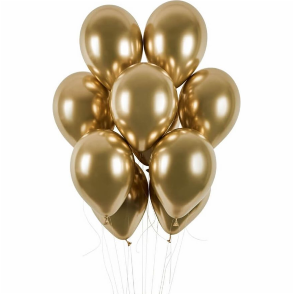 GMR Latex Golden Latex Balloons - 33 cm - 50 univerzálníc...