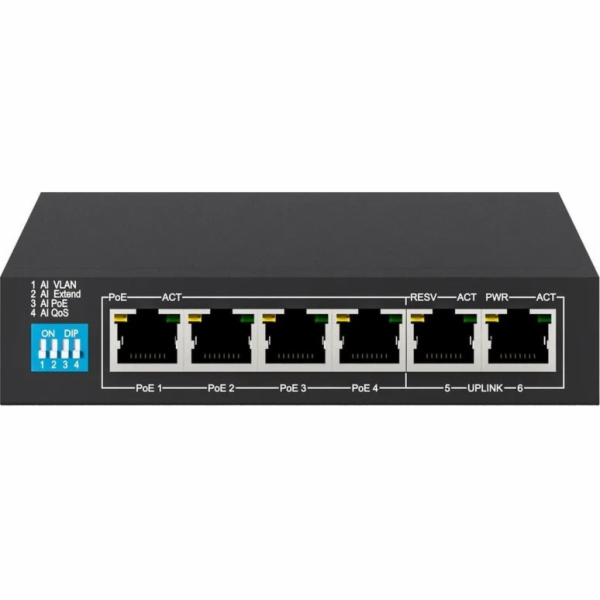 Switch KRIOS EX-SG1005P 5 portů gigabitové PoE (4X PoE) 8...