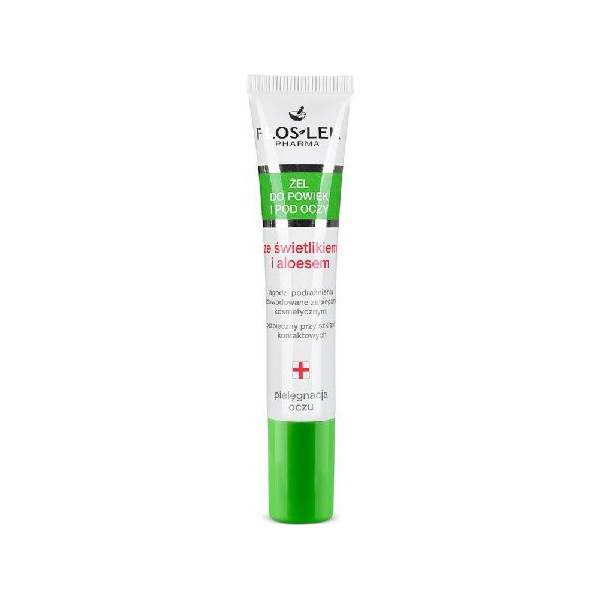 Floslek Oční gel se světlíkem a aloe na oční víčka v 15ml...