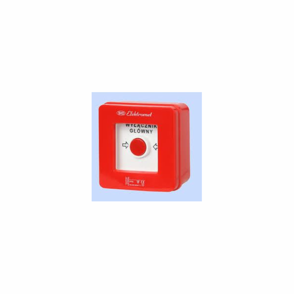 WP-1S ALARM BUTTON NT 1Z+1R 12A  FIRE  IP55 (without hammer)