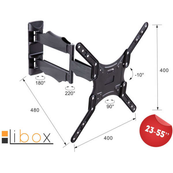 Libox LB-220 nástěnný držák 23'' - 55''