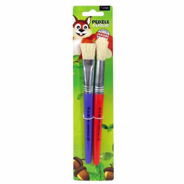 Derform Sada 2 silných štětců Kidart (DERF.Z2PGKA)
