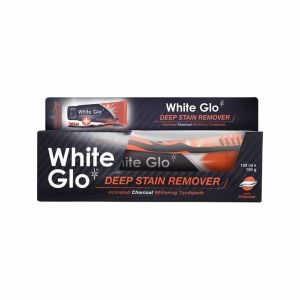 Atos zubní pasta White Glo Deep Stain Remover Charcoal 150g