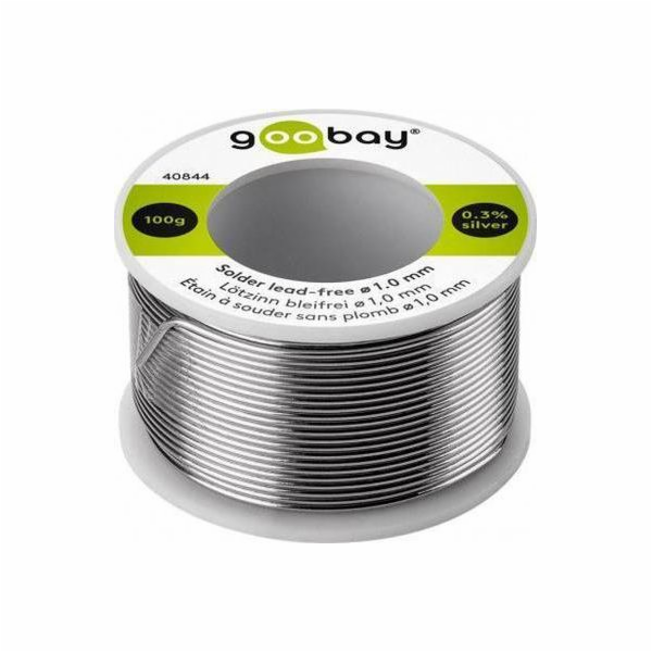Goobay bezolovnatý pájecí plech 1mm 100g (40844)