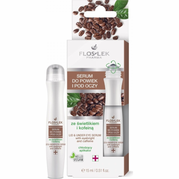FLOSLEK Sérum na víčka a oči se světlíkem a kofeinem 15ml