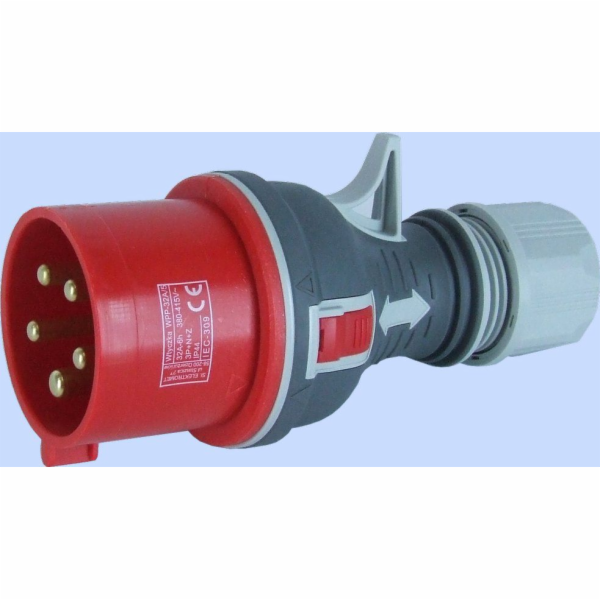Elektromet Plug přenosný rovný TWIST 32A 400V IP44 (922075)