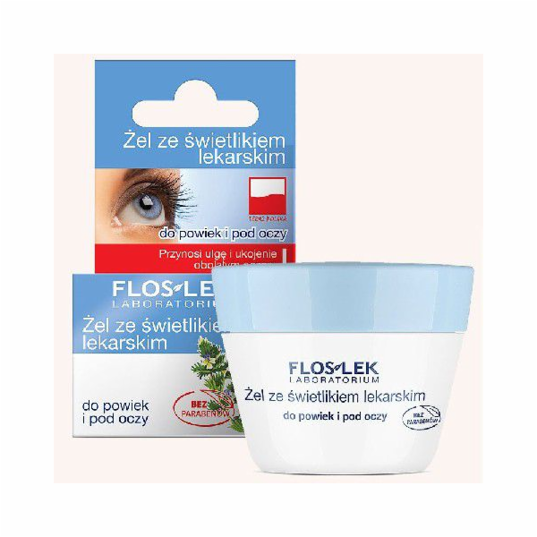 Floslek Oční gel se světlíkem na oční víčka, kelímek 10g
