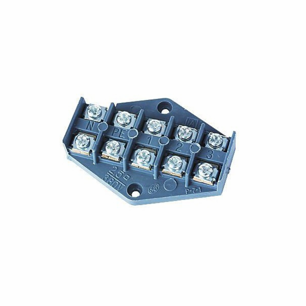 Simet ZPT x 2,5mm2 odbočná deska, 5 drah, černá