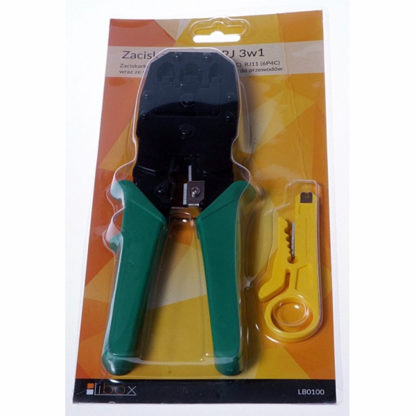Libox Crimper pro zástrčky RJ11/RJ12/RJ45 + striptér (LB0...