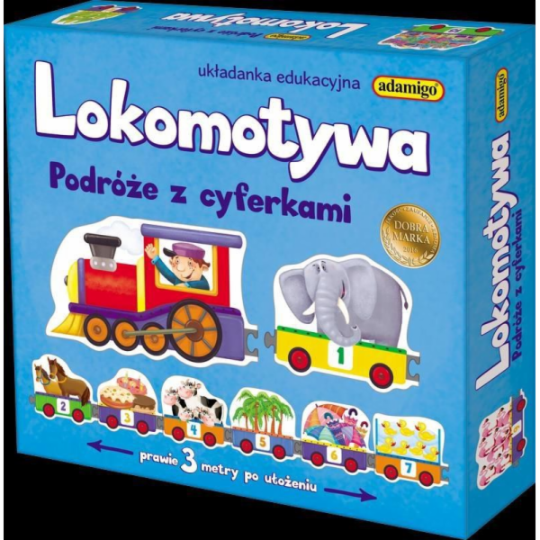 Lokomotiva Adamigo - jízdy s čísly - GXP-605070