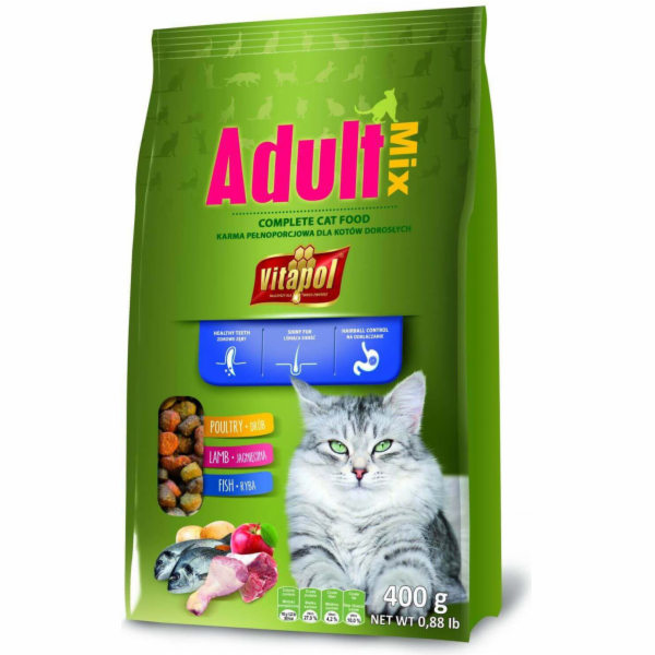 Vitapol jídlo pro kočky dospělé 10 kg