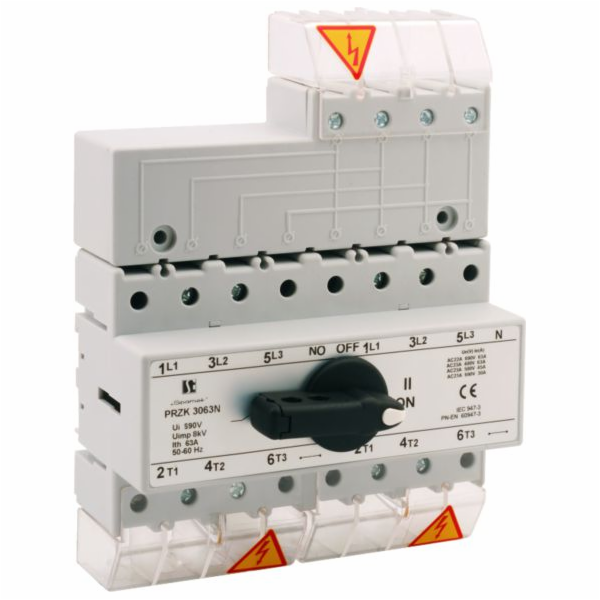 PRZK-4080\W02 POWER SOURCE SWITCH 80A 4-POLE