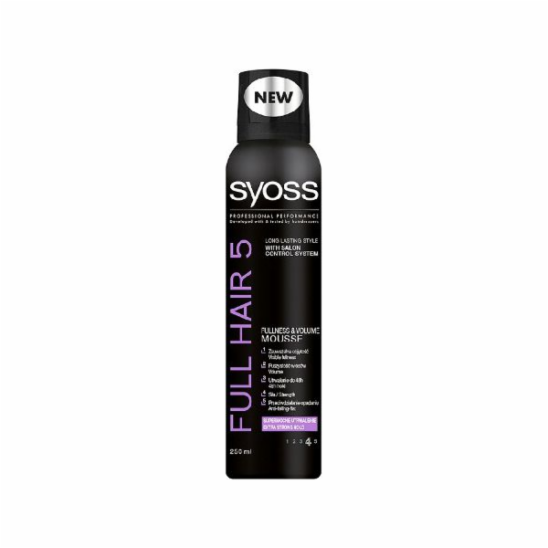 Syoss Full Hair 5D pěna na vlasy 250 ml