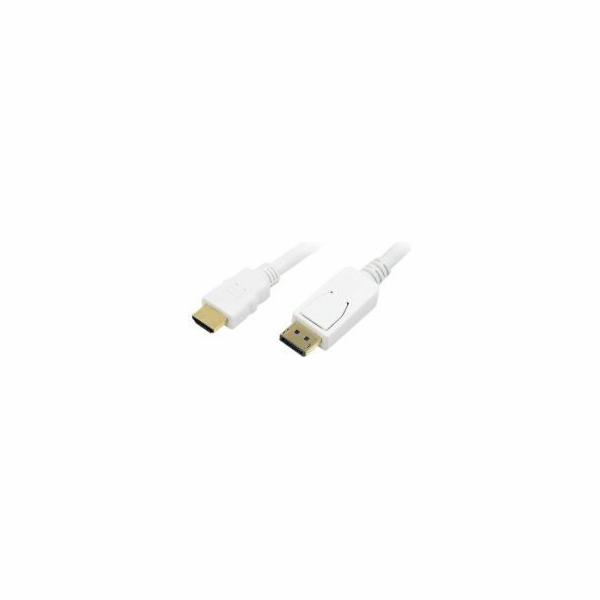 LogiLink DisplayPort – kabel HDMI 2m bílý (CV0055)
