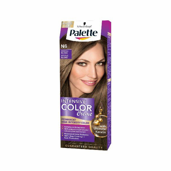 Palette Intensive Color Creme Barvící krém č. N6 - středn...