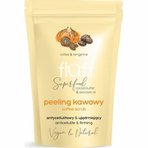 Kávový tělový peeling Fluff Coffee Scrub Zpevňující proti...