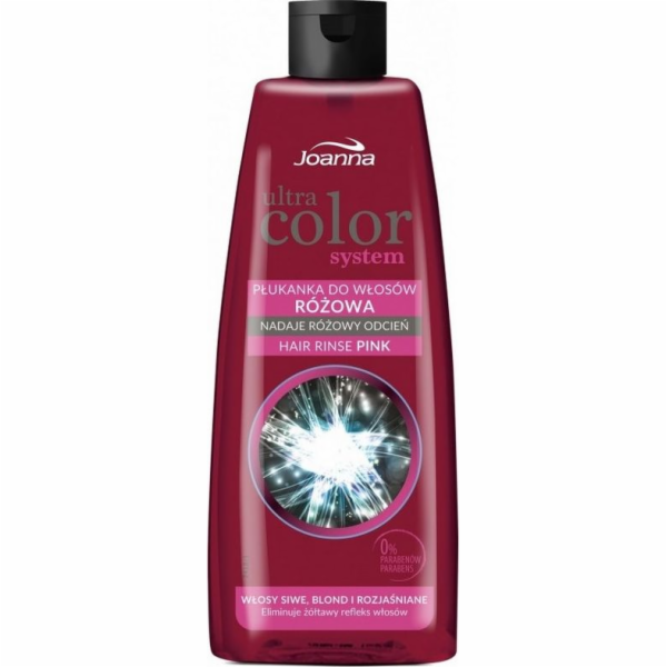 Joanna Ultra Color System Pink oplach na vlasy 150 ml