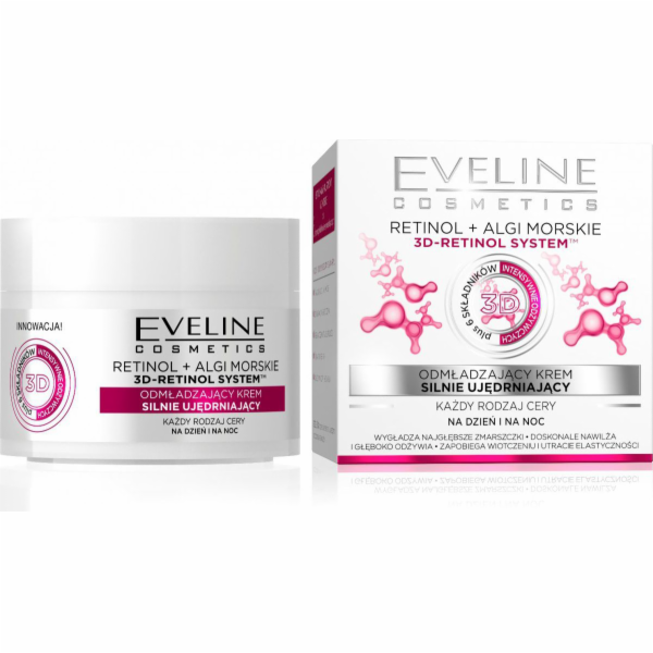 Eveline Retinol+Algi Morskie zpevňující pleťový krém na d...