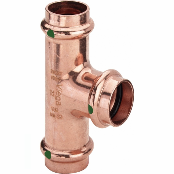 Viega Měděné tričko s SC-Contur 22x18x22mm - 291945