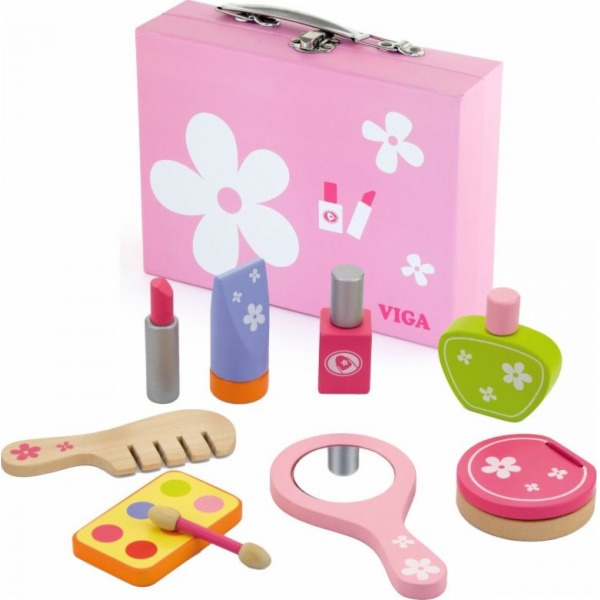 Dřevěná sada make-up Viga