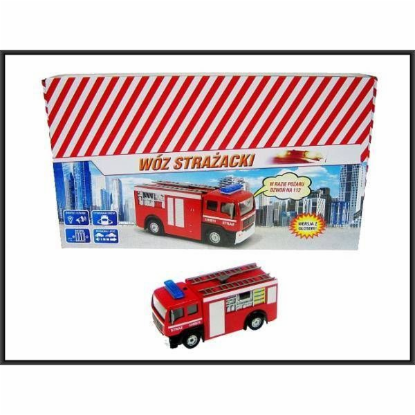 Hipo Auto Hasičské auto 11cm se zvukem p 12 SW-16-10F/PL