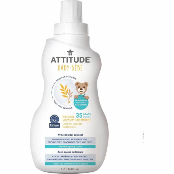 Attitude Sensitive Skin Baby, Jemný prostředek na praní d...