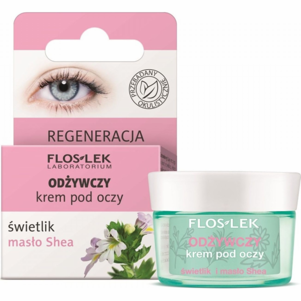 Floslek Oční krém Oční péče Eyebright - Bambucké máslo vy...
