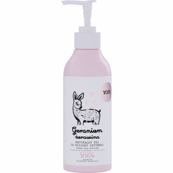 Yope Gel pro intimní hygienu Geranium a Cranberry 300 ml