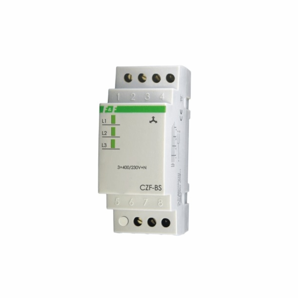 F&F Výpadek fáze a nesymetrie relé 10A 1P 4sec 55V CZF-BS