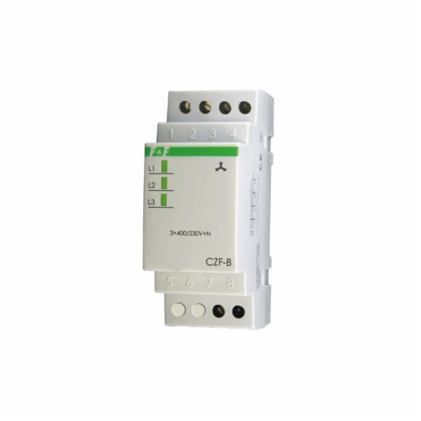 F&F Výpadek fáze a nesymetrie relé 10A 1Z 4sec 55V CZF-B