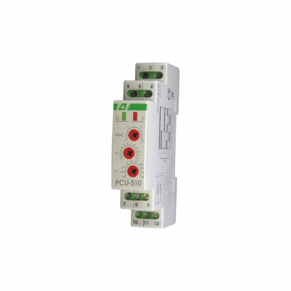 PCU-510 DUO TIME RELAY 2X 8A 2P 1M 24V AC/DC / 230V AC