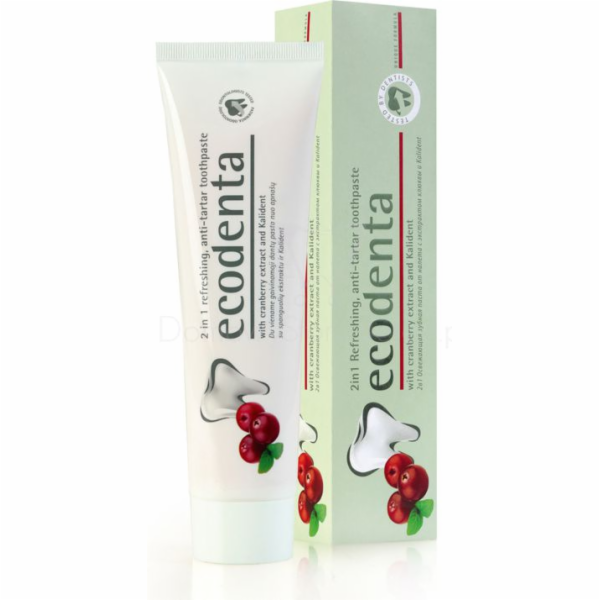 Ecodenta Zubní pasta proti zubnímu kameni brusinka 100 ml