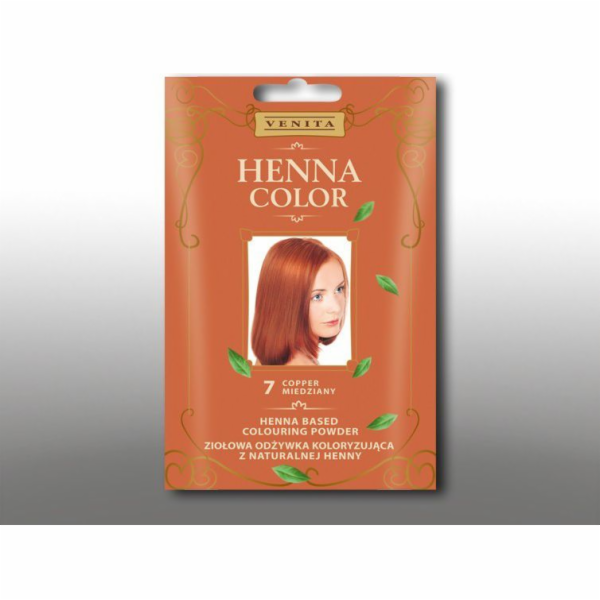 Venita Herbal barvicí kondicionér Henna Color 30g 7 měď